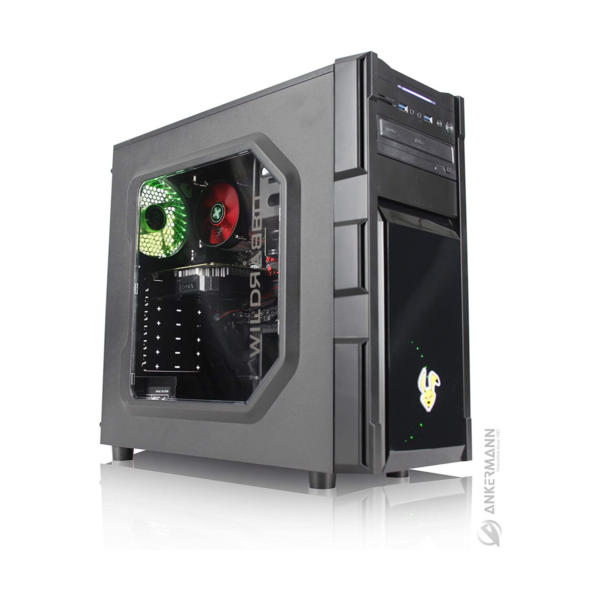 Ankermann Rabbit Gaming Gamer PC Intel i5-9400F 6X 2.90GHz ASUS Prime NVIDIA GeForce 1660S 16GB RAM 480 GB SSD 1TB HDD Windows 10 PRO W-LAN Office Professional