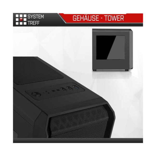SYSTEMTREFF® Gaming PC AMD Ryzen 7 5800X 8x4.7GHz | AMD Radeon RX 6750 XT DX12 | 1TB M.2 NVMe + 2TB HDD | 32GB DDR4 RAM | WLAN Desktop Computer Rechner für Gamer, Zocker & Streamer