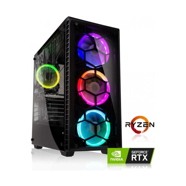 Memory PC AMD Ryzen 7 2700X 8X 4.3 GHz, 32 GB DDR4 RAM 3000 MHz, 500 GB Samsung 980 NVMe+2TB HDD,RTX 2080 SUPER 8GB 4K, Windows 11 Pro