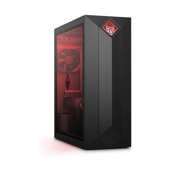 OMEN Obelisk 875-1015ng Gaming Desktop (Intel Core i7-9700F, HyperX 16GB DDR4 RAM, 1TB HDD, 256GB SSD, Nvidia RTX 2060 Super 8GB GDDR6, Windows 10) schwarz
