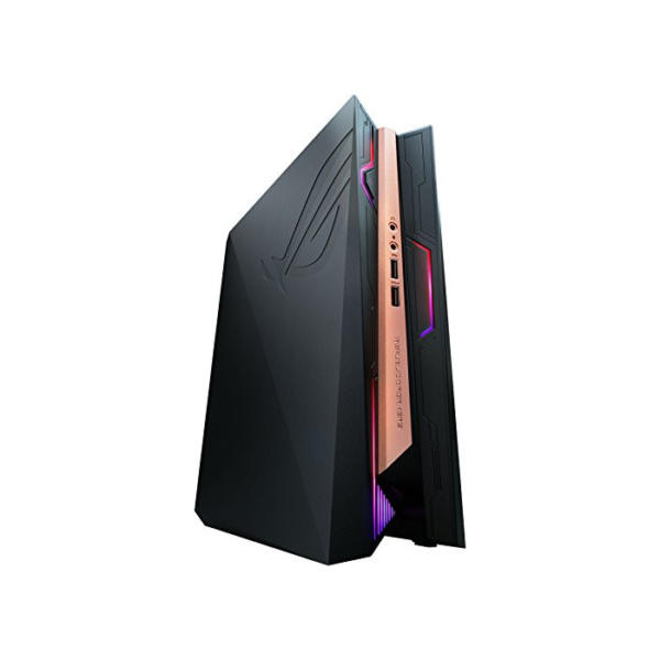 Asus ROG GR8 II-T005Z Mini Gaming-PC (Intel Core i7-7700, 16GB RAM, 256GB SSD, Nvidia GeForce GTX1060 3G-Grafikkarte, Windows 10 Professional) schwarz/kupfer