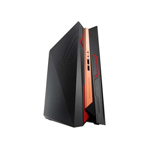 Asus ROG GR8 II-T005Z Mini Gaming-PC (Intel Core i7-7700, 16GB RAM, 256GB SSD, Nvidia GeForce GTX1060 3G-Grafikkarte, Windows 10 Professional) schwarz/kupfer