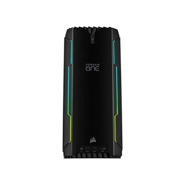 Corsair ONE i145 Kompakter Gaming-PC (Intel Core i7-9700K, NVIDIA GeForce RTX 2080 8GB GDDR6 mit Flüssigkühlung, 960GB NVMe M.2, 2TB HDD, 32GB (2x16GB) Corsair Venegance LPX DDR4 2666MHz) Schwarz