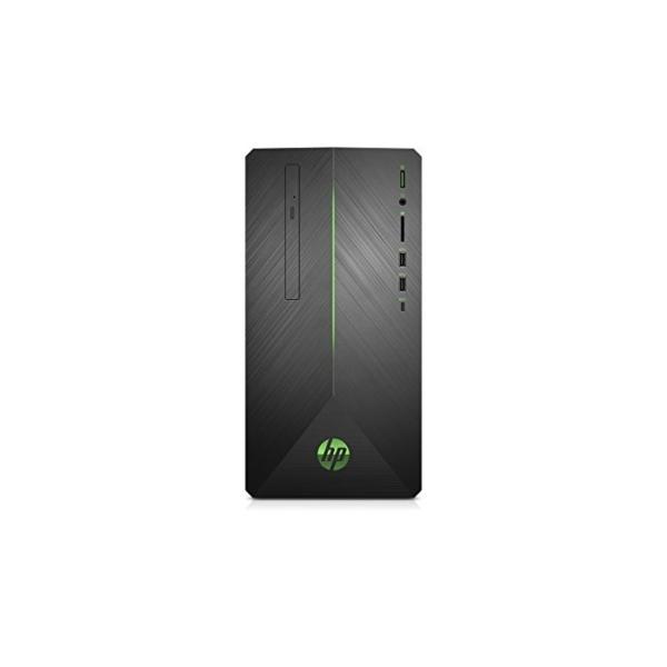 HP Pavilion Gaming 690-0044ng Desktop PC (Intel Core i7- 9700F, 16GB DDR4 RAM, 1 TB HDD, 256GB SSD, Nvidia GeForce GTX 1660Ti 6GB DDR5, Windows 10 Home 64) schwarz / grün