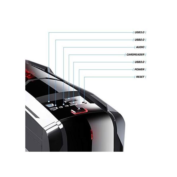 kiebel Gaming PC Loki AMD Ryzen 5 4500, 8GB RAM, NVIDIA GTX 1650, 512GB SSD [184903]