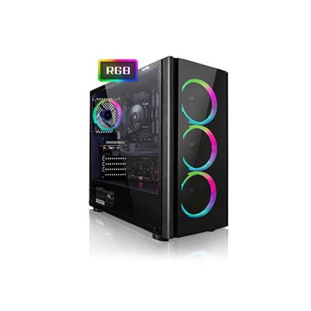 Megaport Gaming PC AMD Ryzen 5 5600 6 x 4.40 GHz Turbo • Windows 11 • AMD Radeon RX 6400 4GB • 16GB 3200 MHz DDR4 • 500GB M.2 SSD • WLAN • Gamer pc Computer Gaming rechner