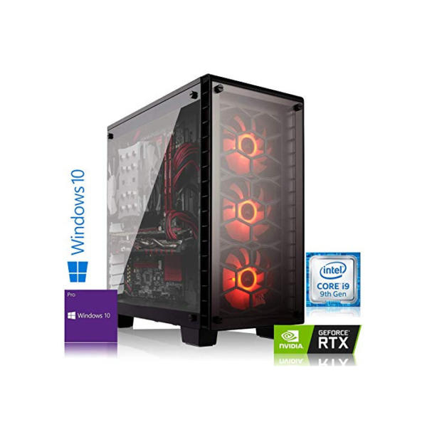 Memory PC High End Computer Intel i9-9900K 8X 3.70 GHz| RTX 2080 SUPER 8GB 4K | be Quiet! Dark Rock PRO 4 + Netzteil | 32 GB DDR4 RAM | 500 GB 980 NVMe SSD | Windows 10