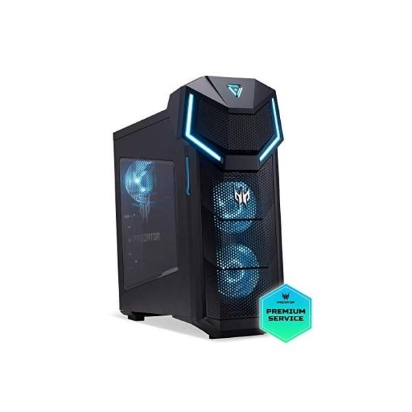Predator Orion 5000 Gaming Desktop PC (Intel Core i7-8700, 16 GB RAM, 256 GB PCIe SSD + 1000 GB HDD, NVIDIA GeForce GTX 1060, Win 10, USB-Predator Tastatur + USB-Predator Maus) schwarz/blau