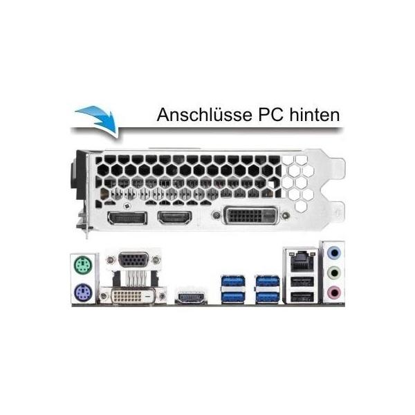 XTREM 4K Monster Gaming PC mit 3 Jahren Garantie! AMD Ryzen 5 3600, 12 Threads, 4.2 GHz | 16GB DDR4-3000 | Geforce RTX 2060 6 GB DDR6 | 512 GB SSD + 3 TB HDD | DVD±RW | Windows 10 Pro | WLAN | #6235