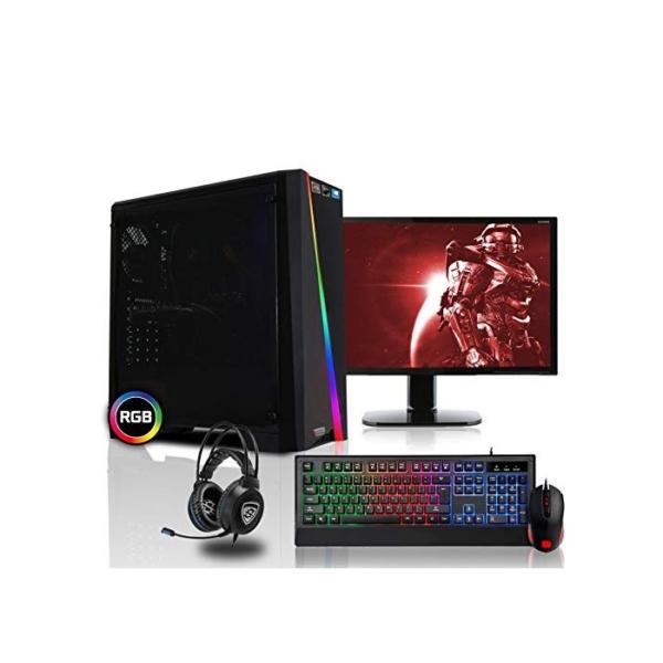 dcl24.de [11963] Gaming PC RGB NX300 Intel i5-9600KF 6x3.7 GHz - 240GB SSD & 1TB HDD, 16GB DDR4, RTX2060 Super 8GB, WLAN, Windows 10 Pro Spiele Computer Rechner