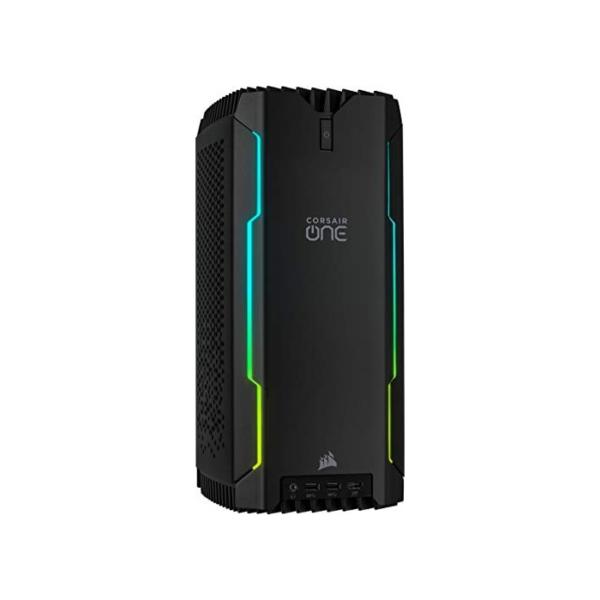 Corsair ONE i145s Kompakter Gaming-PC (Intel Core i7-9700K, NVIDIA GeForce RTX 2080 SUPER 8GB GDDR6 mit Flüssigkühlung, 960GB NVMe M.2, 2TB HDD, 32GB Corsair Venegance LPX DDR4 2666MHz), Schwarz
