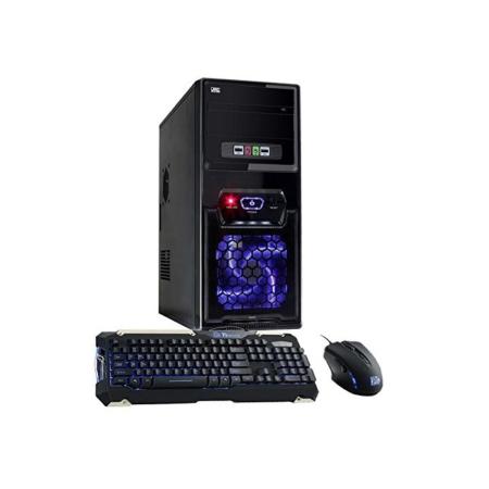 Fierce Brute 8 Gaming PC Bundeln - Schnell 3.7GHz Quad-Core AMD Ryzen 3 2200G, 120GB SSD, 1TB Festplatte, 8GB 2666MHz, AMD Radeon Vega 8 Grafik, Tastatur Maus (VK/QWERTY) 199053