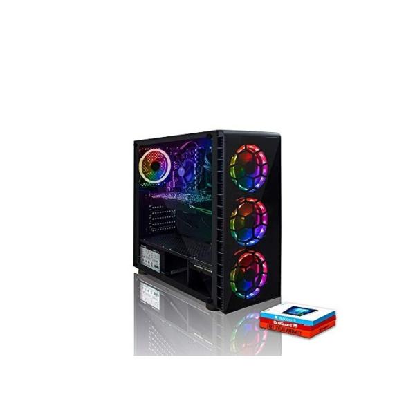 Fierce Crusader RGB Gaming PC - Schnell 4.0GHz Quad-Core AMD Ryzen 3 2300X, 1TB Festplatte, 16GB 3000MHz, AMD Radeon RX 570 8GB, Windows 10 installiert 1136730