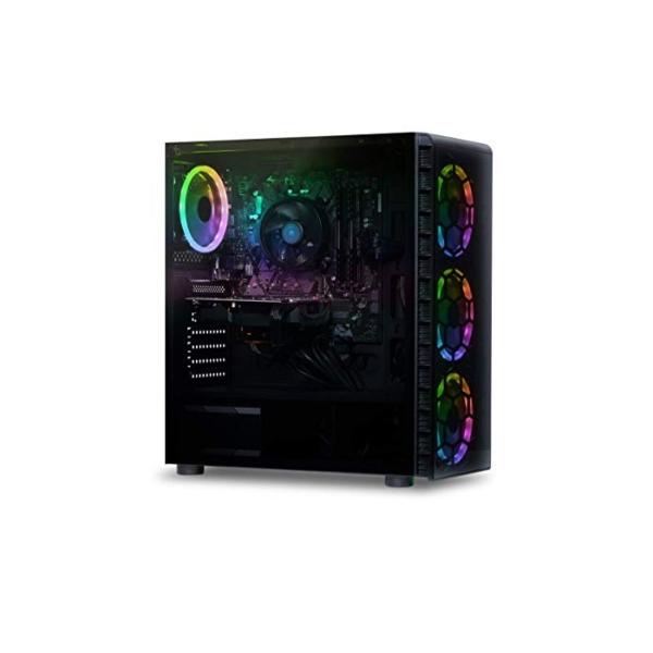 Fierce Crusader RGB Gaming PC - Schnell 4.1GHz Hex-Core Intel Core i5 9400F, 1TB Festplatte, 16GB 3000MHz, NVIDIA GeForce GTX 1660 6GB, Windows 10 installiert 1141291