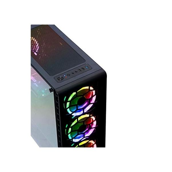 Fierce Crusader RGB Gaming PC - Schnell 4.1GHz Hex-Core Intel Core i5 9400F, 1TB Festplatte, 16GB 3000MHz, NVIDIA GeForce GTX 1660 6GB, Windows 10 installiert 1141291