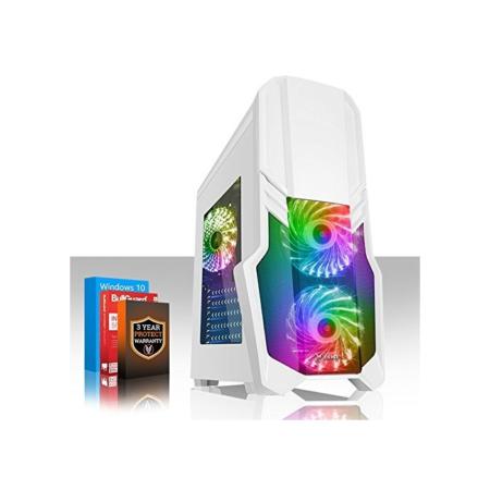 Fierce Crusader RGB Gaming PC - Schnell 4.1GHz Hex-Core Intel Core i5 9400F, 1TB Festplatte, 8GB 3000MHz, NVIDIA GeForce GTX 1660 6GB, Windows 10 installiert 1135725