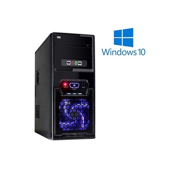 Fierce Demon 16 Gaming PC - Schnell 3.7GHz Quad-Core AMD Ryzen 3 2200G, 120GB Solid State Drive, 1TB Festplatte, 16GB 2666MHz, AMD Radeon Vega 8 Grafik, Windows 10 installiert 199283