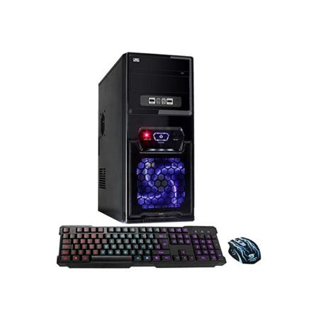 Fierce Savage 16 Gaming PC Bundeln - Schnell 3.7GHz Quad-Core AMD Ryzen 3 2200G, 1TB Festplatte, 16GB 2666MHz, AMD Radeon Vega 8 Grafik, Windows Nicht Enthalten, Tastatur Maus (VK/QWERTY) 197294