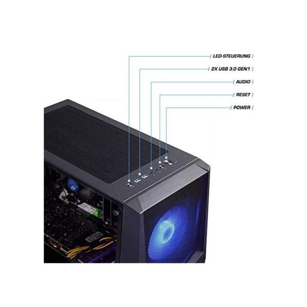 kiebel Gaming PC Cobra IV AMD Ryzen 5 4500, 16GB RAM, NVIDIA RTX 3060, 2000GB SSD [185055]