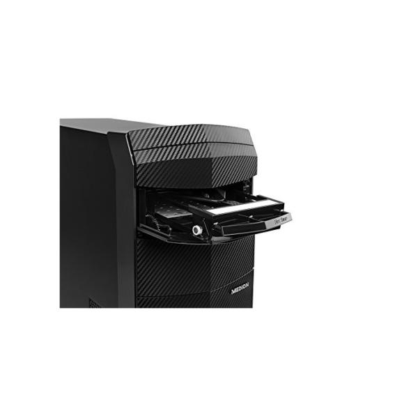 Medion Erazer X7733 D Gaming Desktop-PC (AMD Ryzen 7 1800X, 16GB DDR4 RAM, 2TB HDD, 256GB PCIe SSD, Nvidia GeForce GTX 1060 6GB GDDR5, Win 10 Home) schwarz