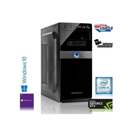 Intel PC Core i5-7500 4X 3.4 GHz, 8 GB DDR4, 240 GB SSD + 1TB HDD, NVIDIA GeForce GTX 1650 4GB 4K, Windows 11 Pro 64bit