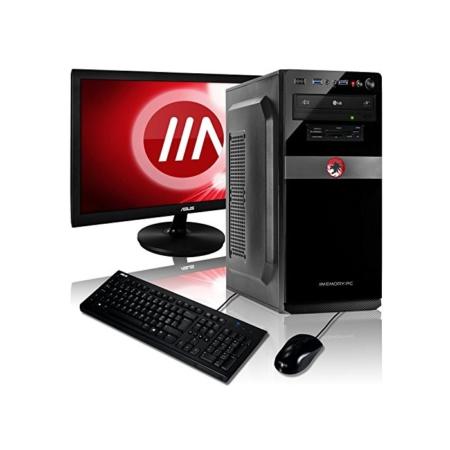 Komplett-PC (Intel Core i5-11400 6X 4.4 GHz Turbo, Intel UHD Graphics 730, 16 GB DDR4, 240 GB SSD + 2TB HDD Windows 11 Pro 64bit) + 22