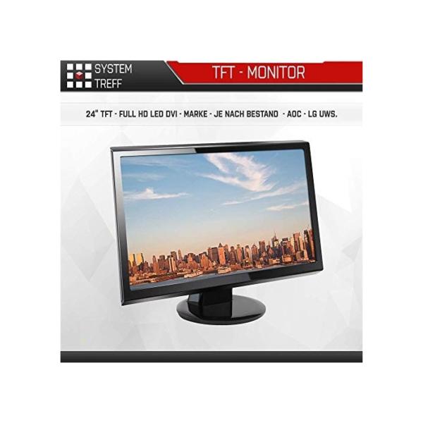 SYSTEMTREFF® Basic Gaming PC AMD Ryzen 5 PRO 4650G 6x4.3GHz | AMD RX Vega 7 4K HDMI DX12 | 256GB M.2 | 8GB DDR4 RAM | Windows 11 | WLAN Desktop Computer Rechner für Gamer, Zocker