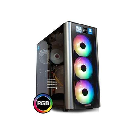 dcl24.de [11272] Gaming PC RGB Level 20 Intel i5-9600KF 6x3.7 GHz - Z390, 500GB M.2 SSD & 2TB HDD, 32GB DDR4, RTX2060 6GB, WLAN, Windows 10 Pro Spiele Computer Rechner