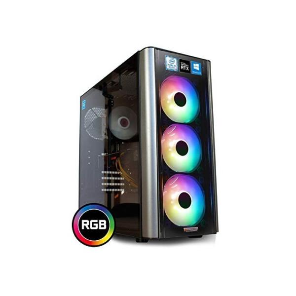 dcl24.de [11281] Gaming PC RGB Level 20 Intel i5-9600KF 6x3.7 GHz - Z390, 500GB M.2 SSD & 2TB HDD, 32GB DDR4, RTX2070 Super 8GB, WLAN, Windows 10 Pro Spiele Computer Rechner