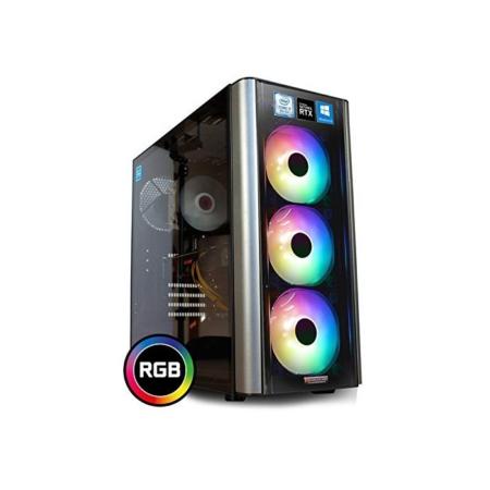 dcl24.de [11286] Gaming PC RGB Level 20 Intel i7-9700KF 8x3.6 GHz - Z390, 500GB M.2 SSD & 2TB HDD, 32GB DDR4, RTX2070 8GB, WLAN, Windows 10 Pro Spiele Computer Rechner