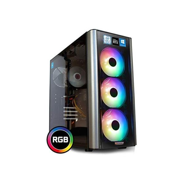 dcl24.de [11294] Gaming PC RGB Level 20 Intel i7-9700KF 8x3.6 GHz - Z390, 500GB M.2 SSD & 2TB HDD, 32GB DDR4, RTX2070 Super 8GB, WLAN, Windows 10 Pro Spiele Computer Rechner