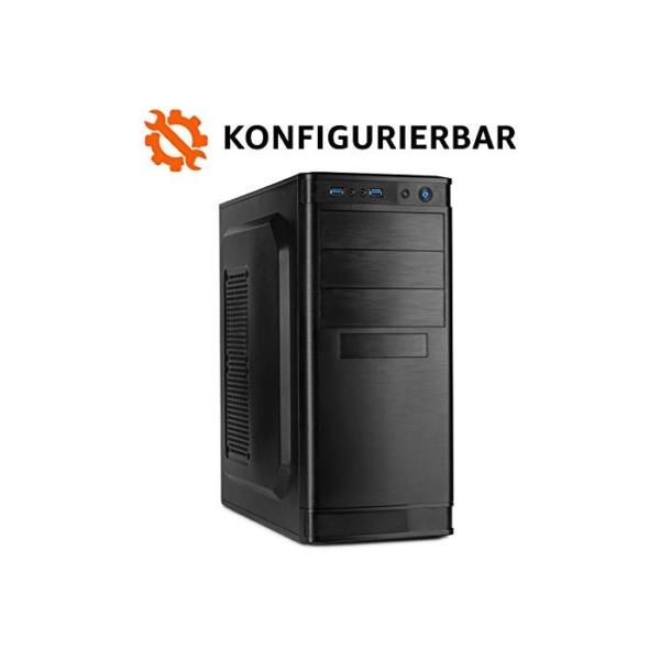 dcl24.de Office PC Intel - wählbar bis Intel i5-9400, 32GB DDR4-3000, GTX1660Ti, 2TB SSD, 4TB HDD, Win10 Pro, Bundle-Option, Spiele Computer Desktop Rechner Konfigurator 2