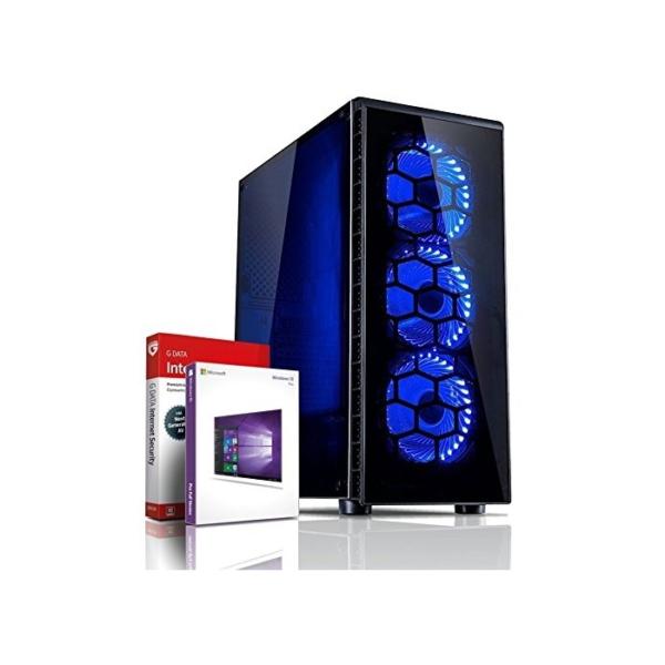 shinobee SSD Gaming PC Intel Core i7-8700 6X 4.6 GHz Turbo - Nvidia GeForce GTX1050 Ti 4GB - 16GB DDR4 RAM - 240GB SSD - 1 TB - Windows 10 - Gamer pc Computer Gaming Computer rechner #5772
