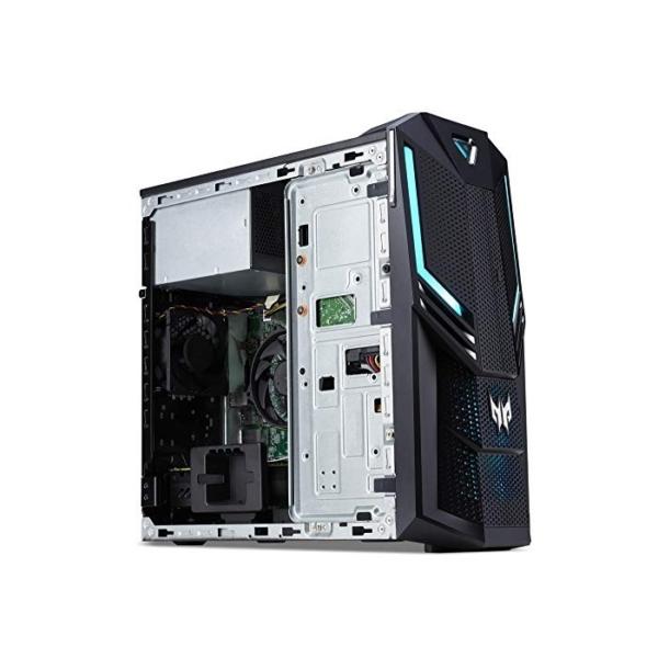 Predator Orion 3000 (PO3-600) Gaming Desktop-PC (Intel Core i7-9700, 16 GB RAM, 1024 GB SSD, NVIDIA GeForce RTX 2060 Super (8 GB GDDR6), Windows 10 Home) schwarz/blau