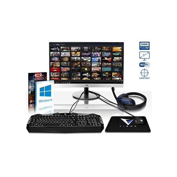 VIBOX Purity Gaming PC Computer Paket 6 - mit WarThunder Spiel Gutschein, 27