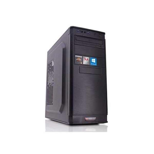 dcl24.de Office PC [11629] AMD Ryzen 5-3400G 4x3.7 GHz - 8GB DDR4, 240GB SSD, AMD Vega 11 2GB, WLAN, Windows 10 Ryzen 5-3400G AMD Radeon Vega 11, 1 x 8GB RAM, 240GB SSD