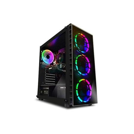 ADMI GAMING PC (Intel Pentium G4560 3.5Ghz CPU, Nvidia GTX 1050 Ti 4GB DDR5 HDMI Grafikkarte , HDMI, USB 3.0, 8GB 2133MHz DDR4 RAM, 1 TB Festplatte, 500W PSU Bronze, Gaming PC Fall Red Vantage, Windows-10)