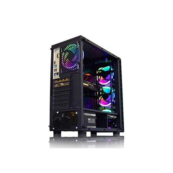 ADMI GAMING PC (Intel Pentium G4560 3.5Ghz CPU, Nvidia GTX 1050 Ti 4GB DDR5 HDMI Grafikkarte , HDMI, USB 3.0, 8GB 2133MHz DDR4 RAM, 1 TB Festplatte, 500W PSU Bronze, Gaming PC Fall Red Vantage, Windows-10)