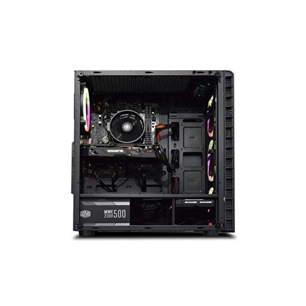 ADMI GAMING PC (Intel Pentium G4560 3.5Ghz CPU, Nvidia GTX 1050 Ti 4GB DDR5 HDMI Grafikkarte , HDMI, USB 3.0, 8GB 2133MHz DDR4 RAM, 1 TB Festplatte, 500W PSU Bronze, Gaming PC Fall Red Vantage, Windows-10)