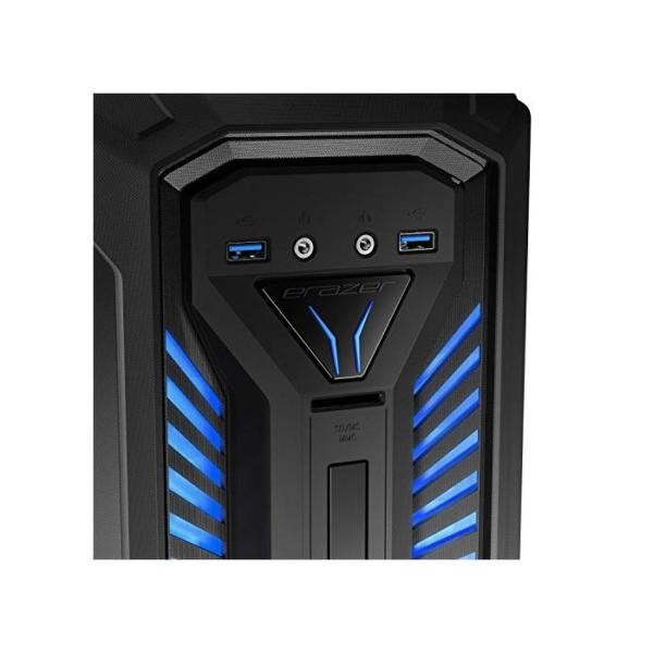 MEDION ERAZER Bandit P10 Gaming Desktop PC (Intel Core i7-10700, 16GB DDR4 RAM, 1TB HDD, 512GB PCIe SSD, NVIDIA GeForce GTX 1660 SUPER 6GB GDDR6, DVD, Hot-Swap, WLAN, Win 10 Home)