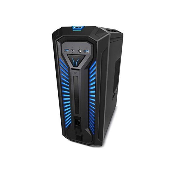 MEDION ERAZER Bandit P10 Gaming Desktop PC (Intel Core i7-10700, 16GB DDR4 RAM, 1TB HDD, 512GB PCIe SSD, NVIDIA GeForce GTX 1660 SUPER 6GB GDDR6, DVD, Hot-Swap, WLAN, Win 10 Home)