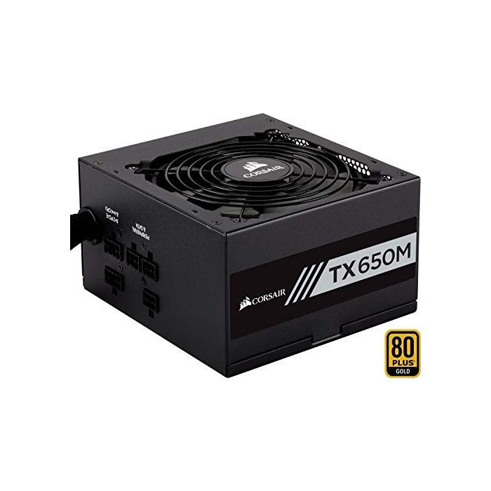 Corsair TX650M PC-Netzteil (Teil-Modulares Kabelmanagement, 80 Plus Gold, 650 Watt, EU)