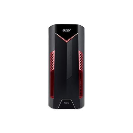 Acer Nitro 50 (N50-110) Gaming Desktop-PC (AMD Ryzen 7 3700X, 16 GB RAM, 1024 GB SSD, NVIDIA GeForce GTX 1660 Ti, Windows 10 Home) schwarz/rot
