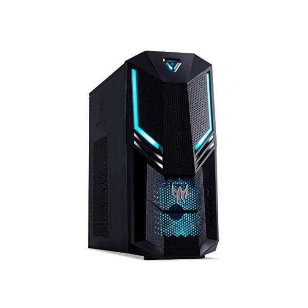 Acer Predator Orion 3000 (PO3-600) Desktop PC (Intel Core i7-8700, 16GB RAM, 2000GB HDD, 256GB SSD, NVIDIA GeForce RTX 2070, Win 10 Home) schwarz/blau