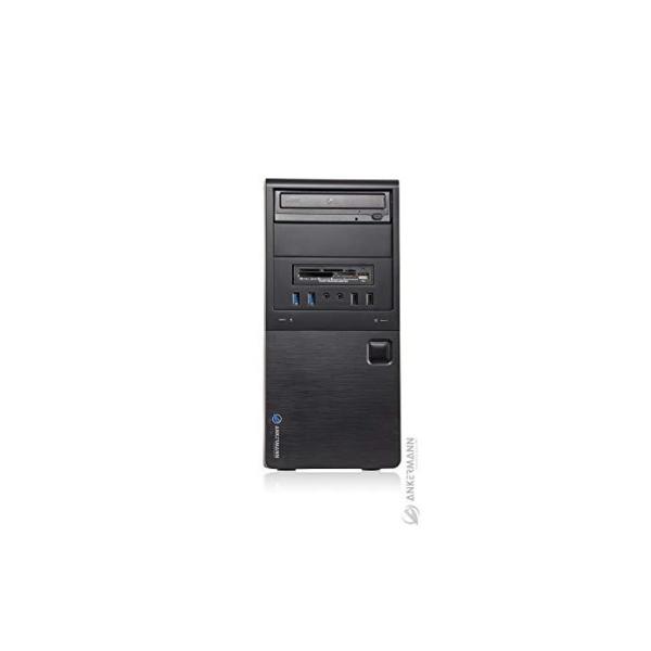 Ankermann Business Silent Intel Core i7-4770 Asus B85M NVIDIA GeForce 605 16GB RAM 480GB SSD 500GB HDD Win 10 Pro WLAN/WiFi Office 2021