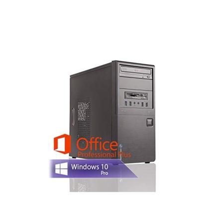 Ankermann Business Silent Desktop PC Madrid | Intel 4 Core i7 4770 | GeForce GT 710 1GB | 16GB RAM | 480 GB SSD | 500GB HDD Festplatte | WLAN | Windows 10 | Office 365