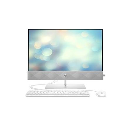 HP Pavilion 27-d0004ng (27 Zoll /QHD) All-in-One PC (Core i7-10700T, 16GB DDR4, 256GB SSD + 1TB HDD, nVidia Geforce GTX1650 4GB, Windows 10 Home) Weiss