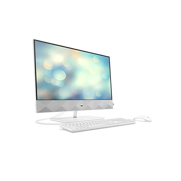 HP Pavilion 27-d0004ng (27 Zoll /QHD) All-in-One PC (Core i7-10700T, 16GB DDR4, 256GB SSD + 1TB HDD, nVidia Geforce GTX1650 4GB, Windows 10 Home) Weiss