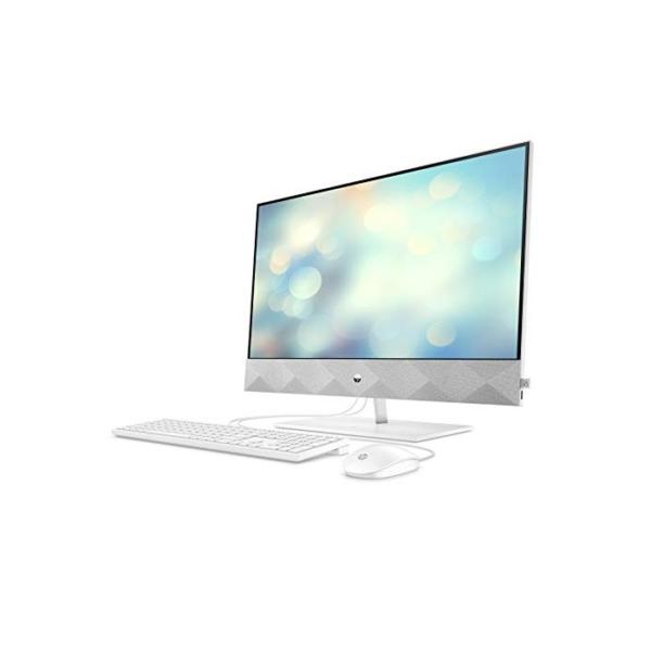 HP Pavilion 27-d0004ng (27 Zoll /QHD) All-in-One PC (Core i7-10700T, 16GB DDR4, 256GB SSD + 1TB HDD, nVidia Geforce GTX1650 4GB, Windows 10 Home) Weiss