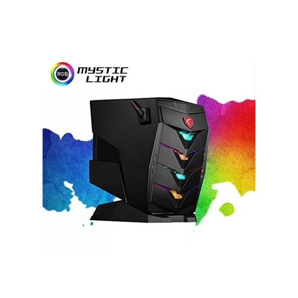 MSI Aegis 3 8RC-048DE Gaming-PC (Intel Core i5+ 8400, GeForce GTX 1060 6GB, 128GB PCIe SSD + Intel Optane 16GB M.2 PCIe Systembeschleunigung + 1TB HDD, 8GB DDR4, Windows 10 Home) schwarz